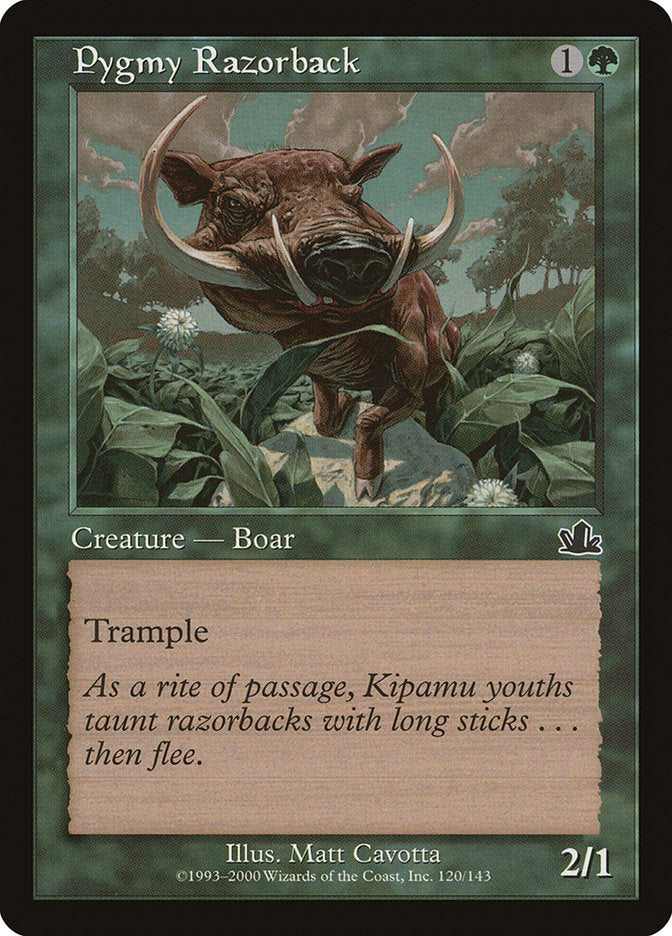 Pygmy Razorback - (Foil): Prophecy