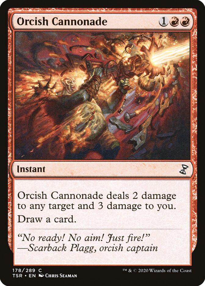 Orcish Cannonade - (Foil): Time Spiral Remastered