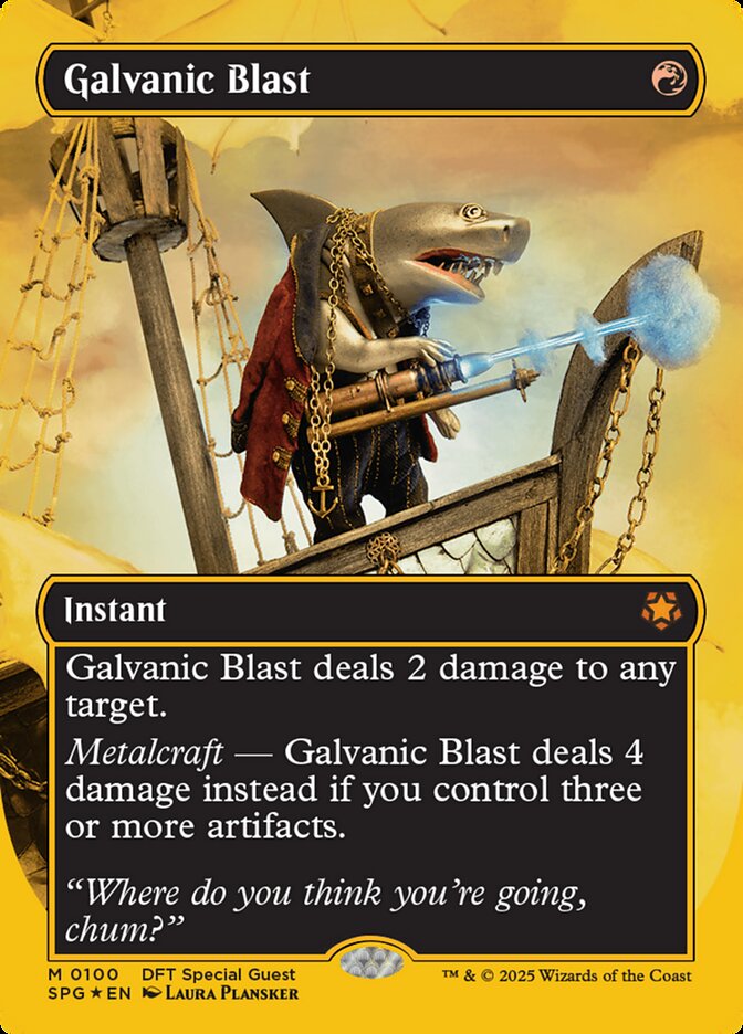 Galvanic Blast (Borderless) (First Place Foil) - (Foil): Special Guests