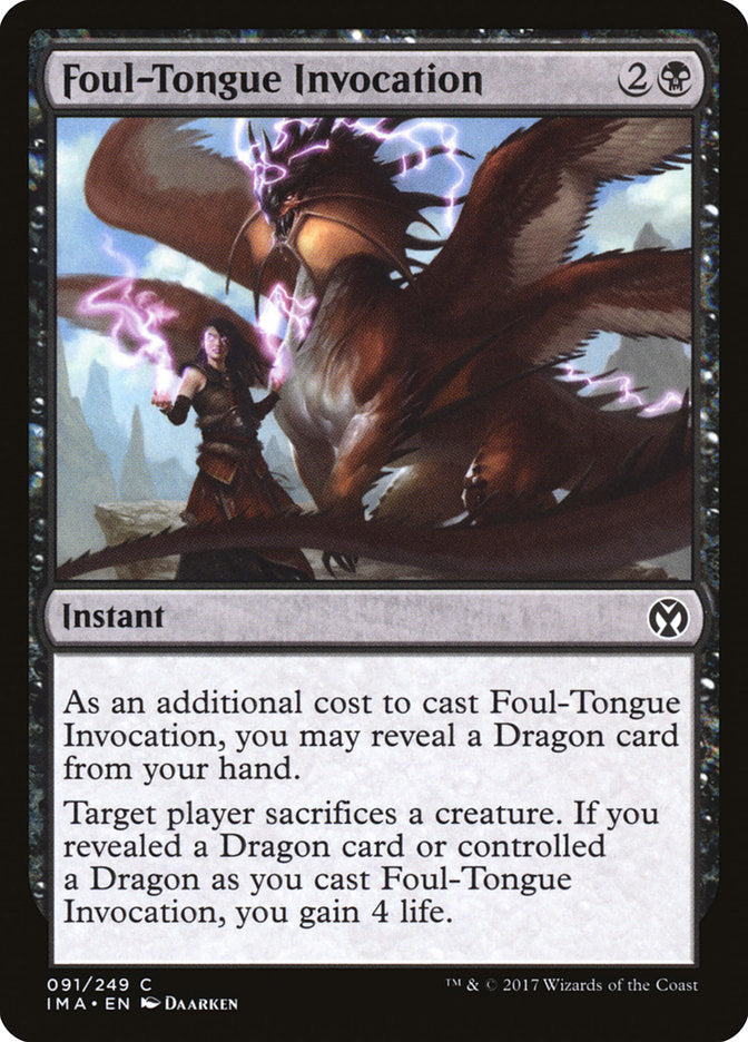 Foul-Tongue Invocation: Iconic Masters