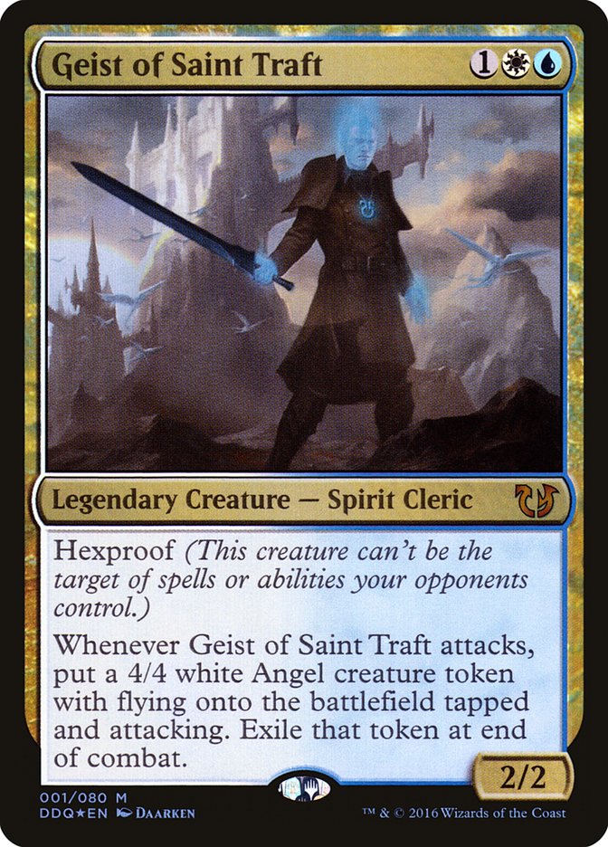 Geist of Saint Traft - (Foil): Duel Decks: Blessed vs. Cursed