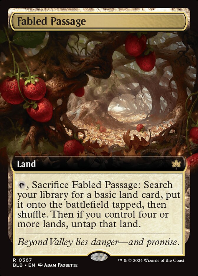 Fabled Passage (Extended Art) - (Foil): Bloomburrow