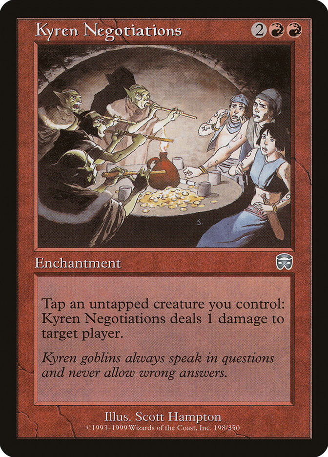 Kyren Negotiations - (Foil): Mercadian Masques