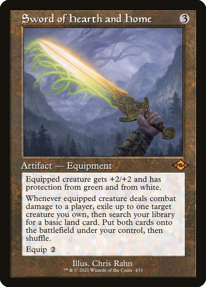Sword of Hearth and Home (Retro Frame) - (Foil): Modern Horizons 2