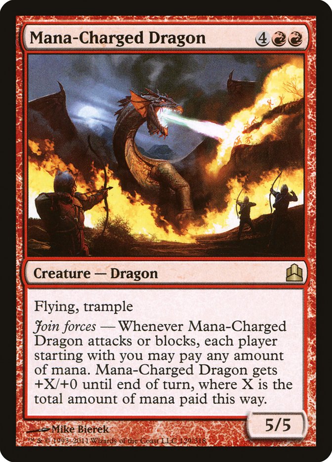 Mana-Charged Dragon: Commander 2011
