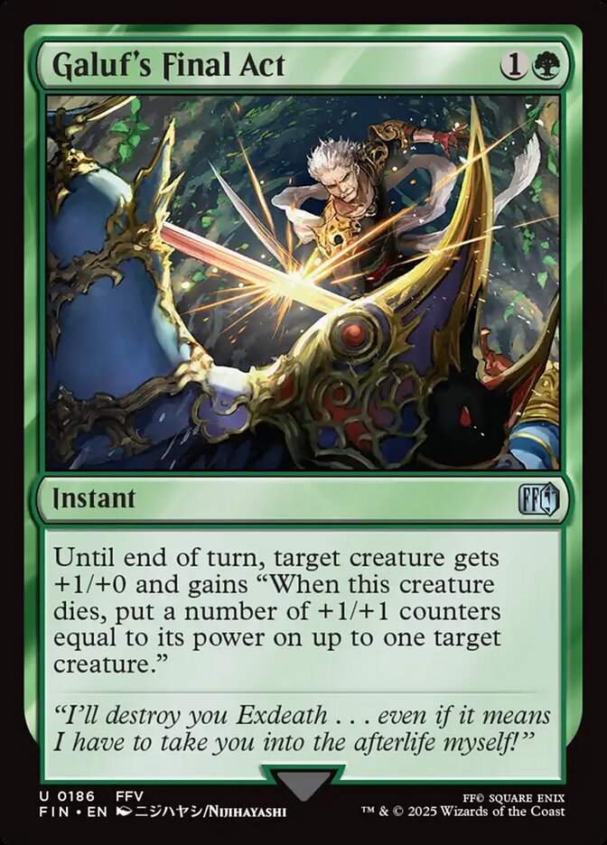 Galuf's Final Act - (Foil): Final Fantasy