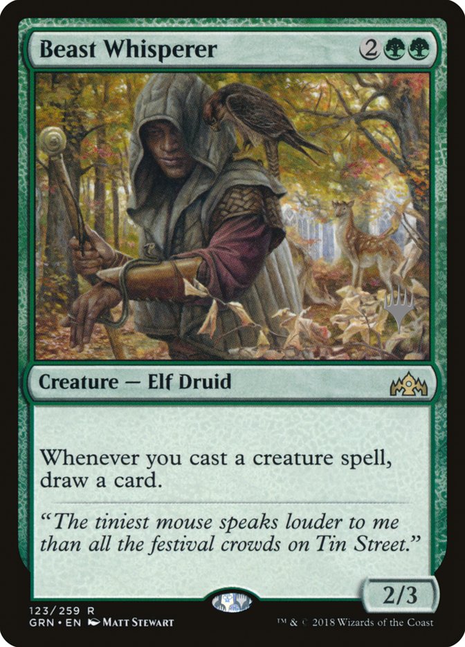 Beast Whisperer (Promo Pack) (Guilds of Ravnica): Guilds of Ravnica Promos