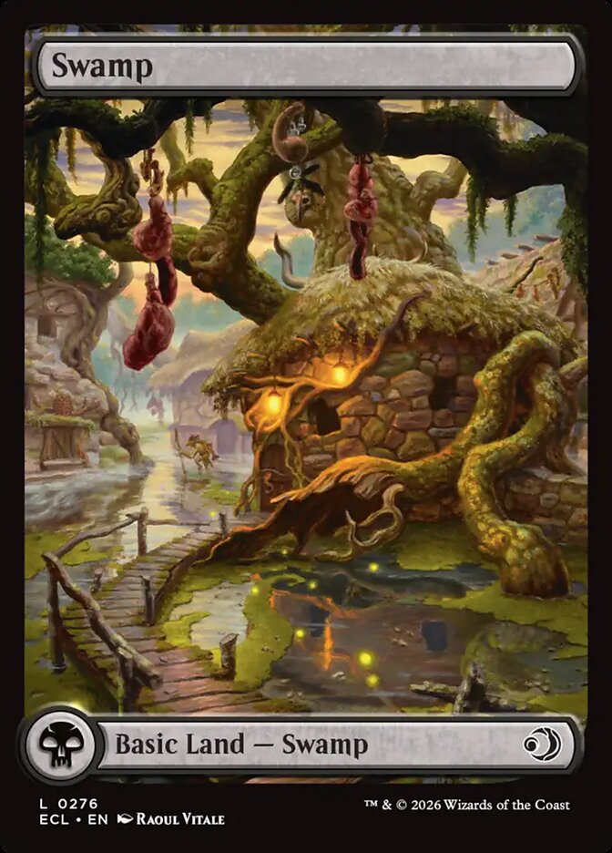 Swamp (#276) - (Foil): Lorwyn Eclipsed