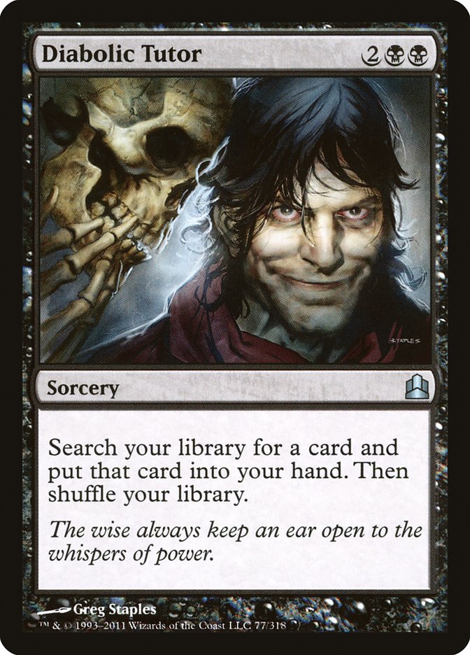 Diabolic Tutor: Commander 2011