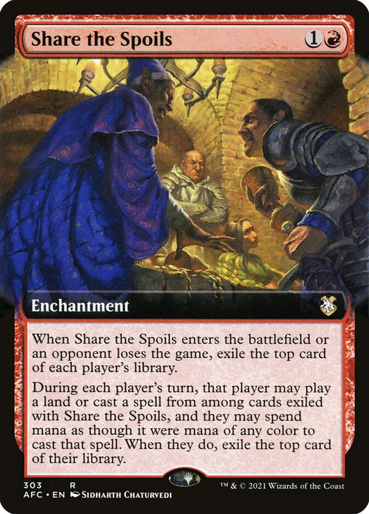 Share the Spoils (Extended Art): Forgotten Realms Commander