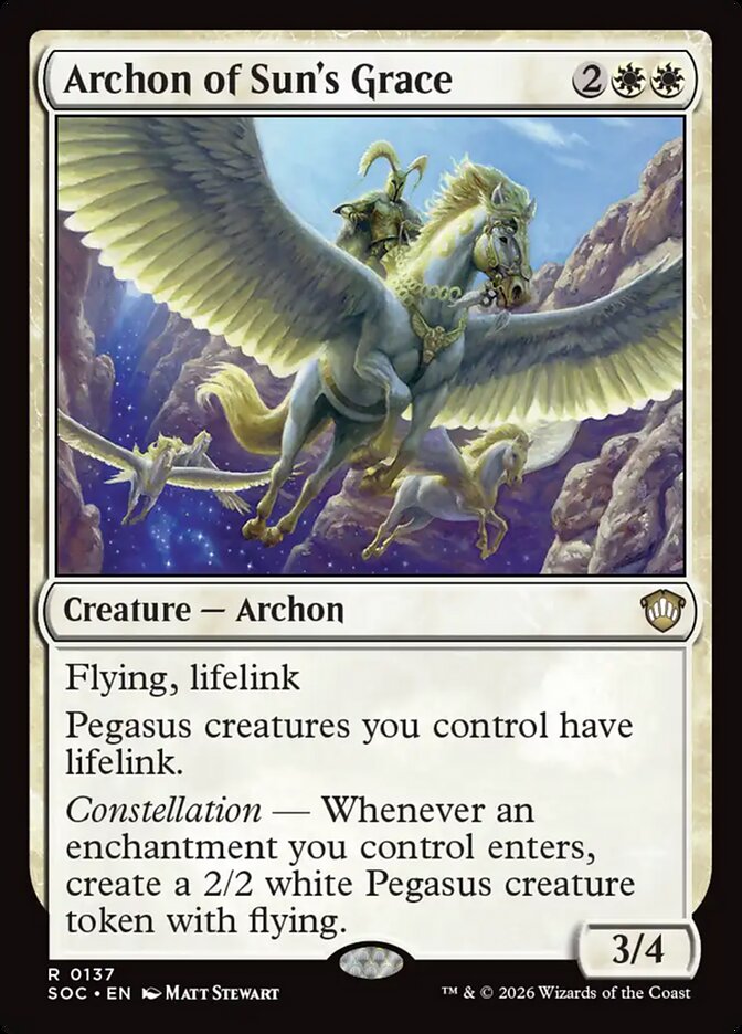 Archon of Sun's Grace: Secrets of Strixhaven Commander