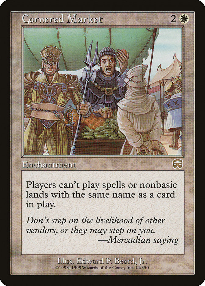 Cornered Market - (Foil): Mercadian Masques