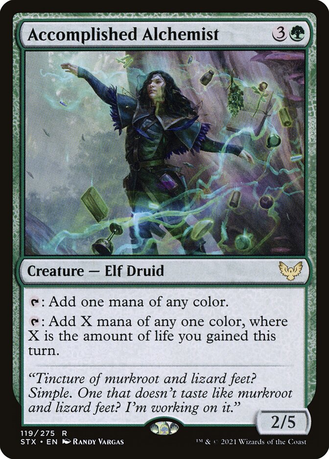 Accomplished Alchemist - (Foil): Strixhaven: School of Mages