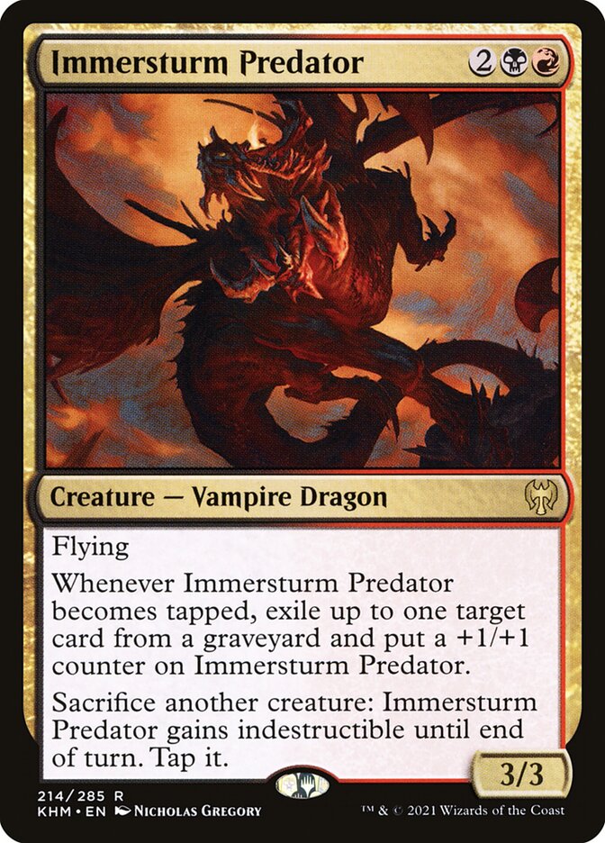 Immersturm Predator - (Foil): Kaldheim