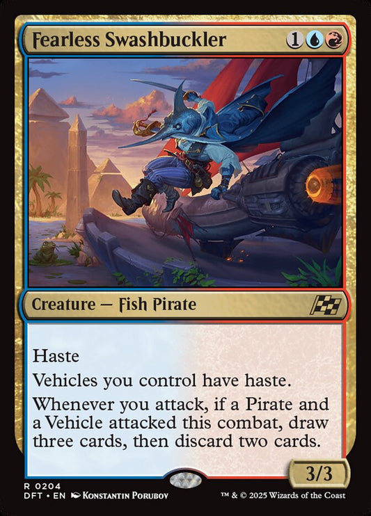 Fearless Swashbuckler - (Foil): Aetherdrift