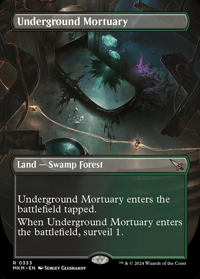 Underground Mortuary (Borderless) - (Foil): Murders at Karlov Manor