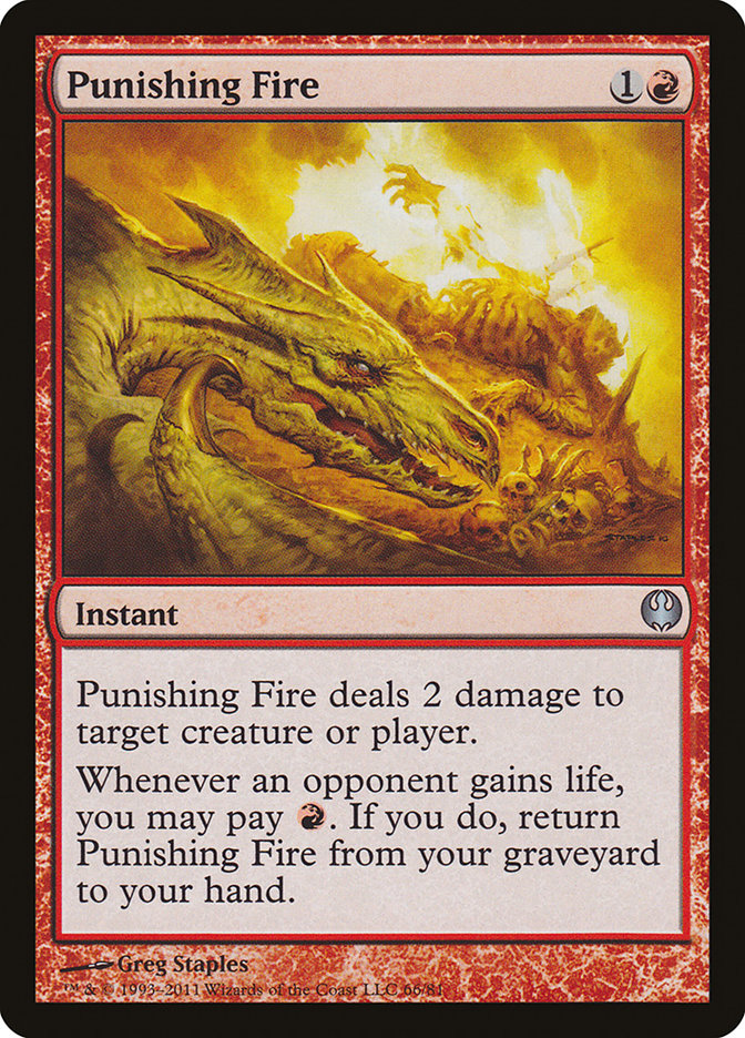 Punishing Fire: Duel Decks: Knights vs. Dragons