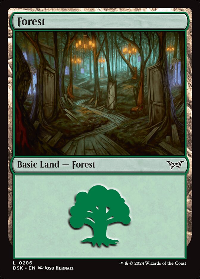 Forest (#286) - (Foil): Duskmourn: House of Horror