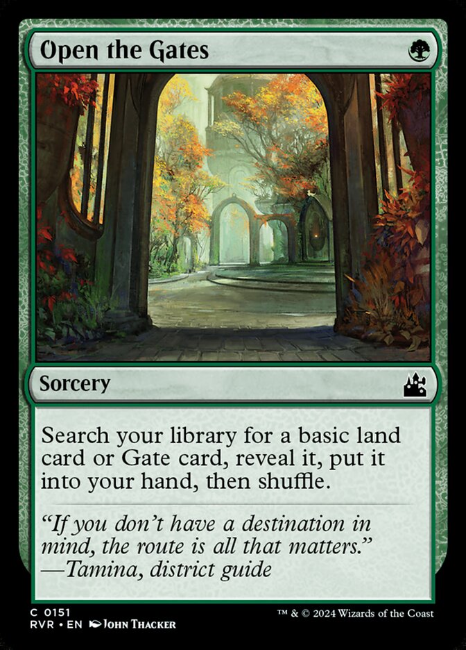 Open the Gates - (Foil): Ravnica Remastered