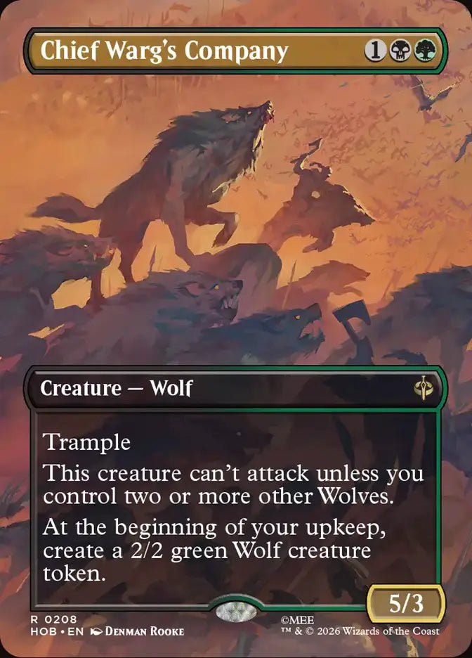Chief Warg's Company (Borderless) (#208)