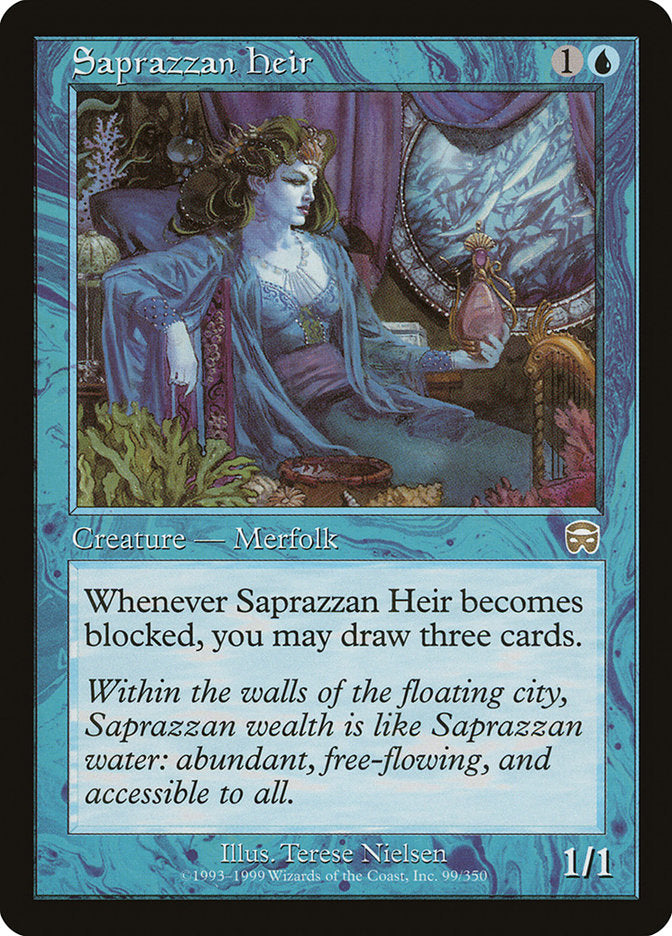Saprazzan Heir - (Foil): Mercadian Masques