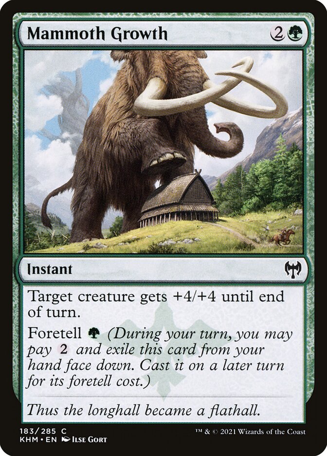 Mammoth Growth - (Foil): Kaldheim
