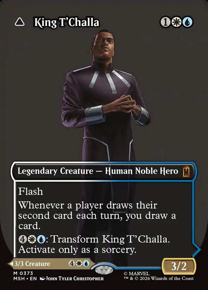 King T'Challa // Black Panther, Hope Enduring (Borderless) (#373)