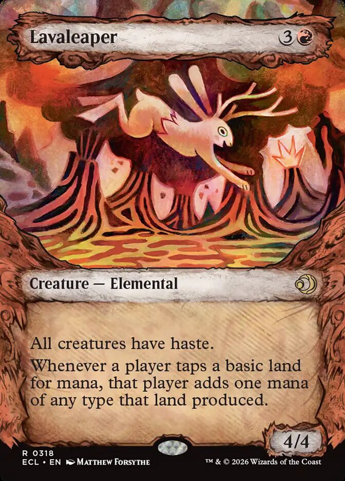 Lavaleaper - (Foil): Lorwyn Eclipsed