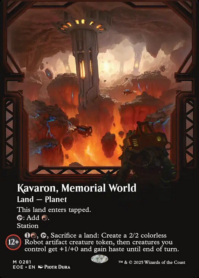 Kavaron, Memorial World (Borderless) - (Foil): Edge of Eternities