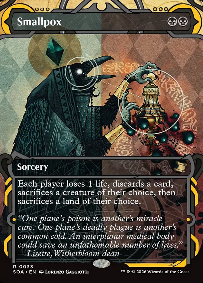 Smallpox - (Foil): Secrets of Strixhaven Mystical Archive