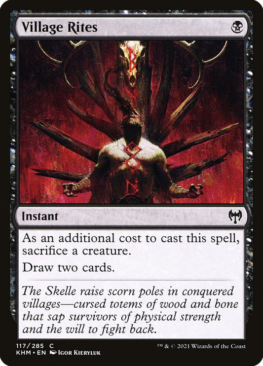 Village Rites - (Foil): Kaldheim