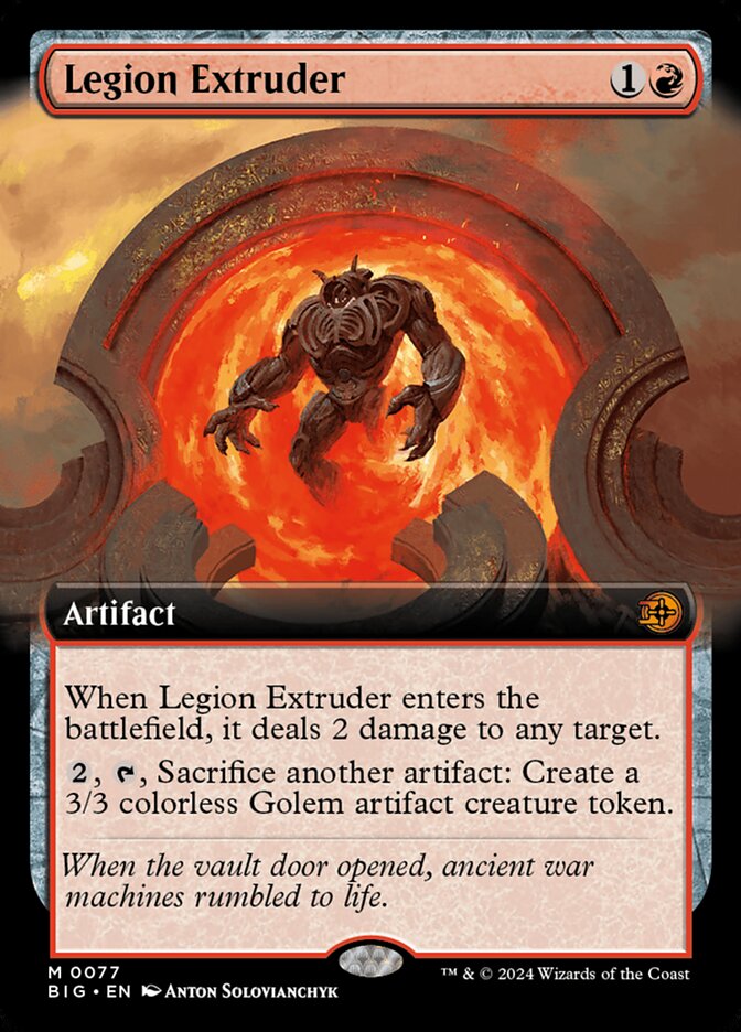 Legion Extruder (#077) (Extended Art): The Big Score