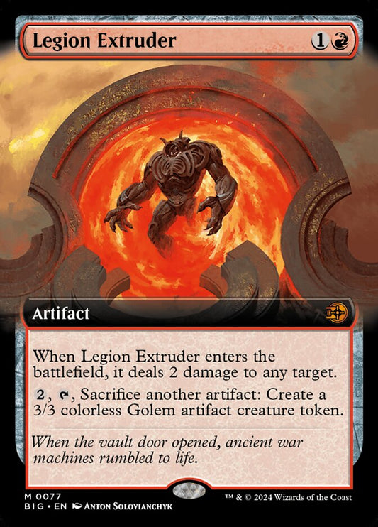 Legion Extruder (#077) (Extended Art): The Big Score