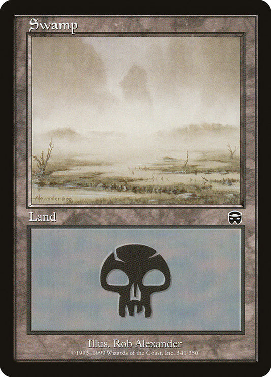 Swamp (#341) - (Foil): Mercadian Masques