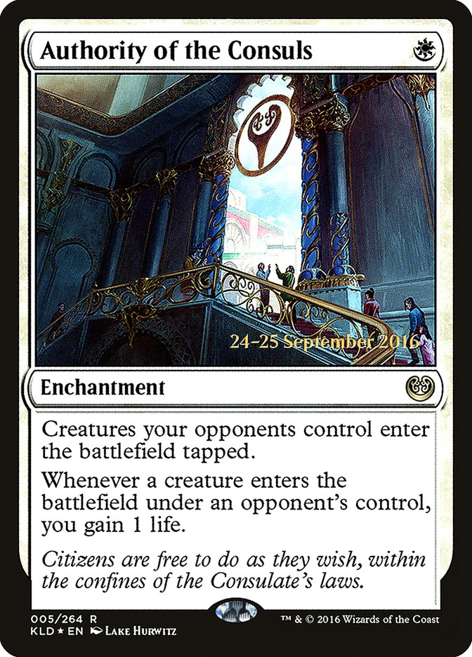 Authority of the Consuls - (Foil): Kaladesh Promos