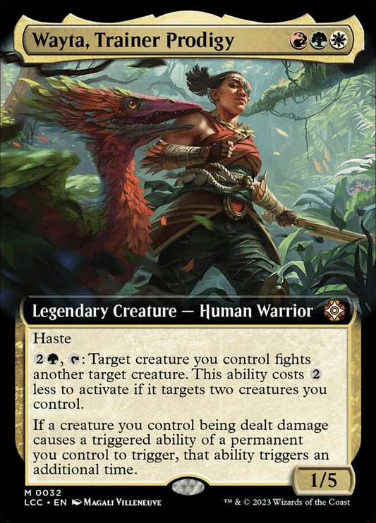 Wayta, Trainer Prodigy (Extended Art) - (Foil): The Lost Caverns of Ixalan Commander