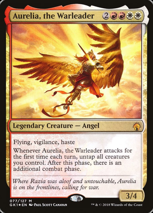 Aurelia, the Warleader - (Foil): GRN Guild Kit