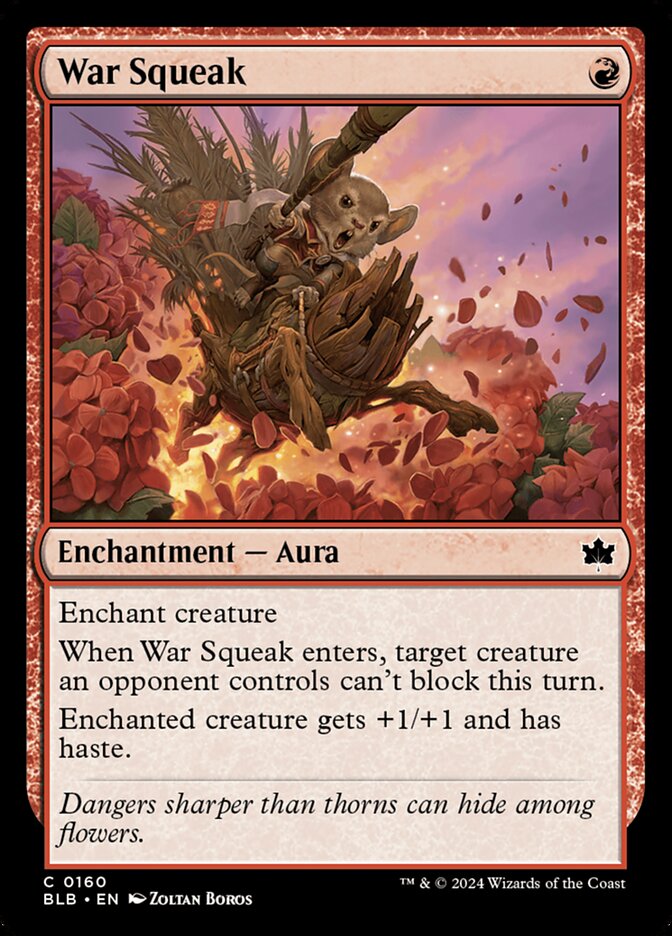 War Squeak - (Foil): Bloomburrow