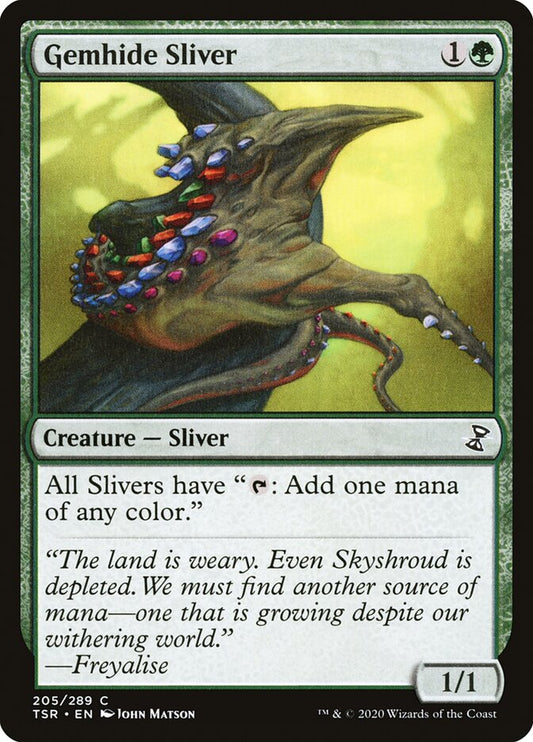 Gemhide Sliver - (Foil): Time Spiral Remastered