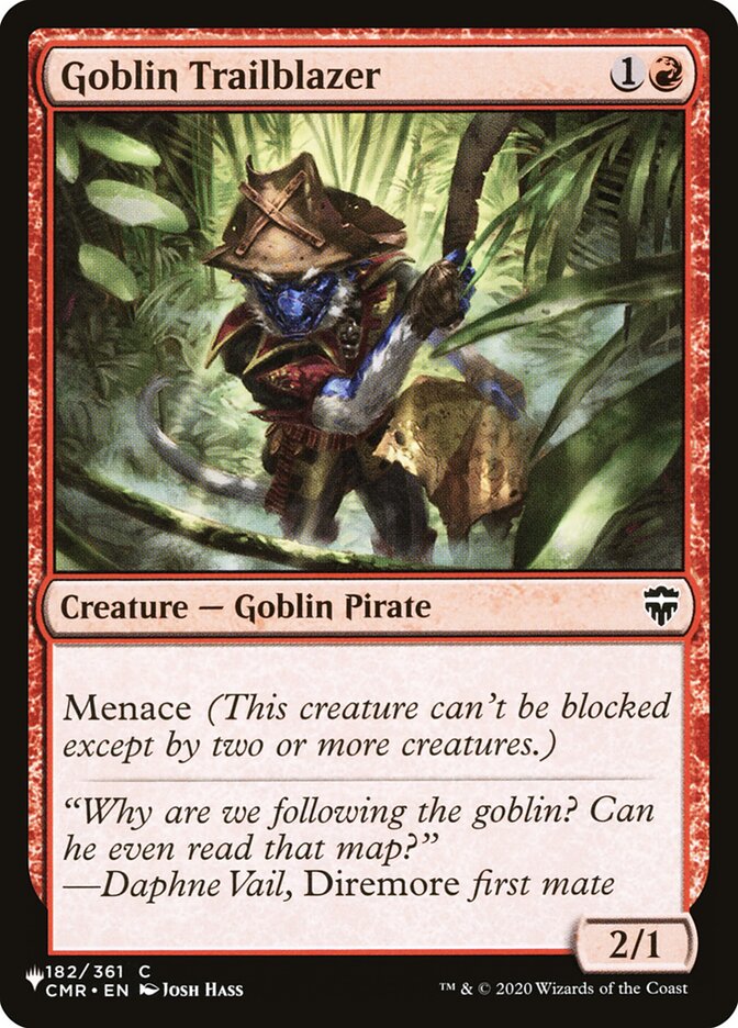 Goblin Trailblazer: The List