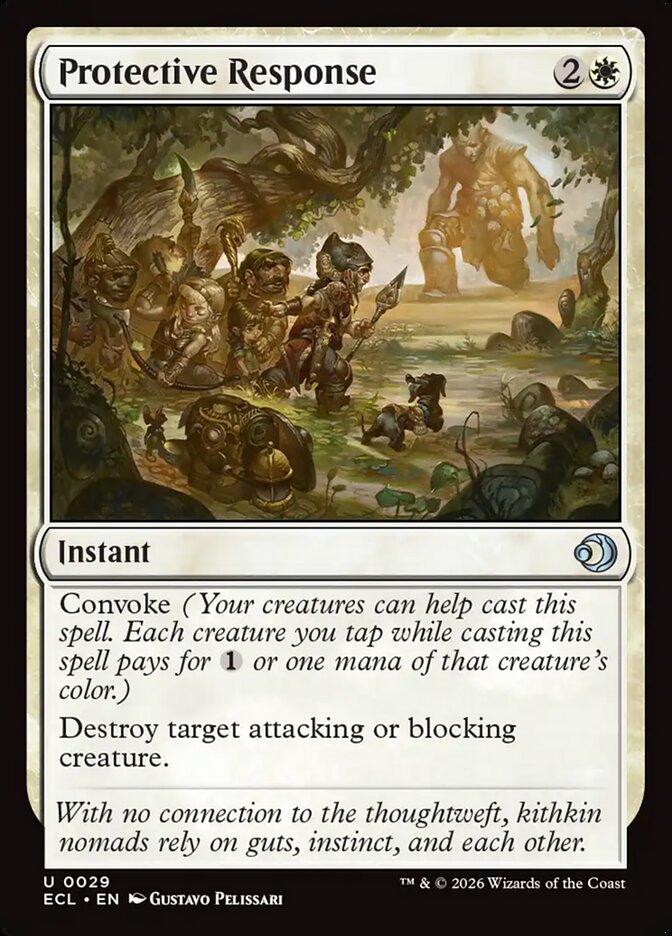 Protective Response - (Foil): Lorwyn Eclipsed