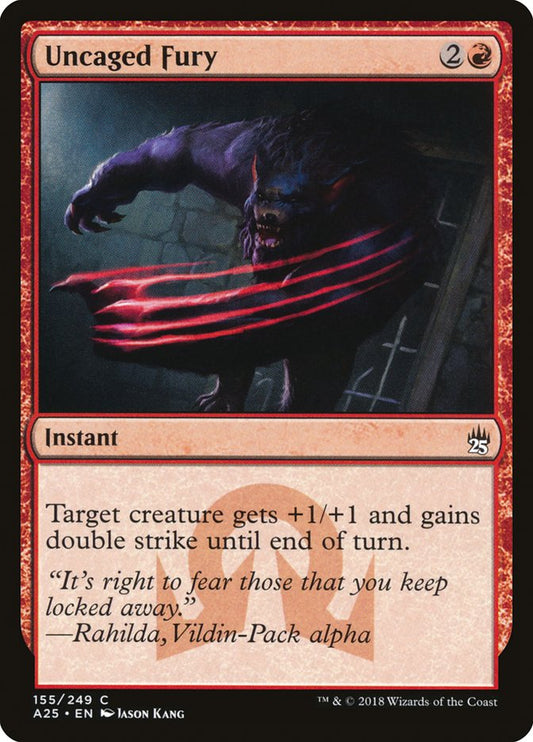 Uncaged Fury - (Foil): Masters 25