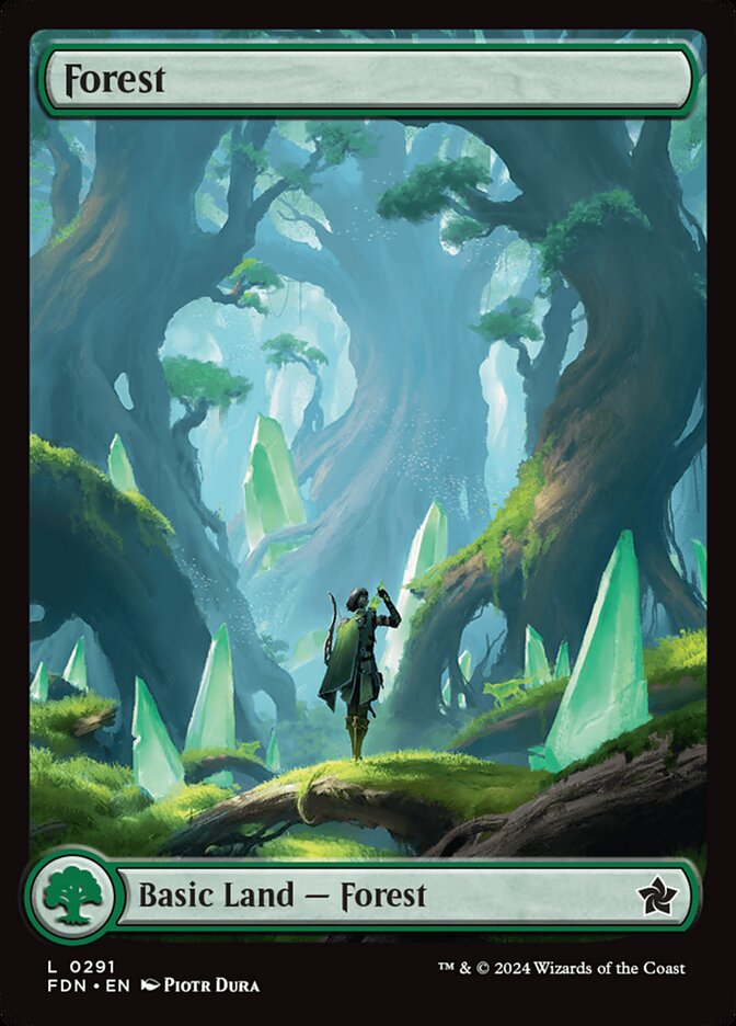 Forest (#291) (Full Art): Foundations