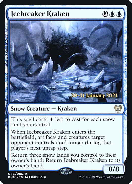 Icebreaker Kraken - (Foil): Kaldheim Promos