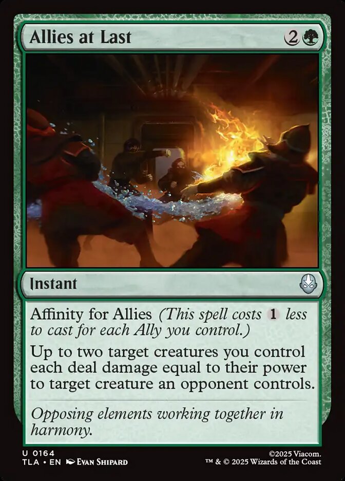 Allies at Last - (Foil): Avatar: The Last Airbender