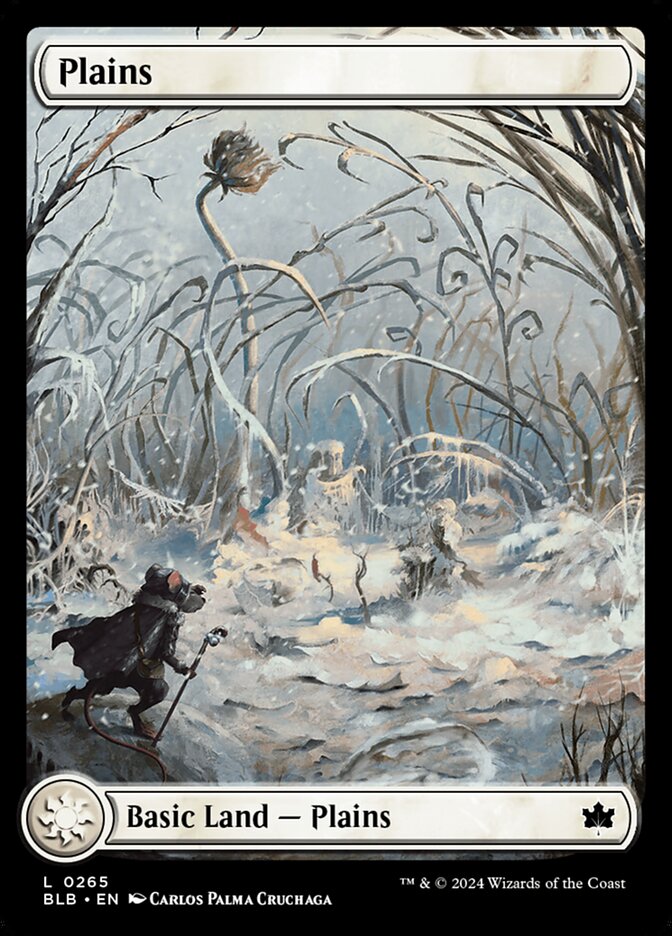 Plains (#265) (Full Art) - (Foil): Bloomburrow