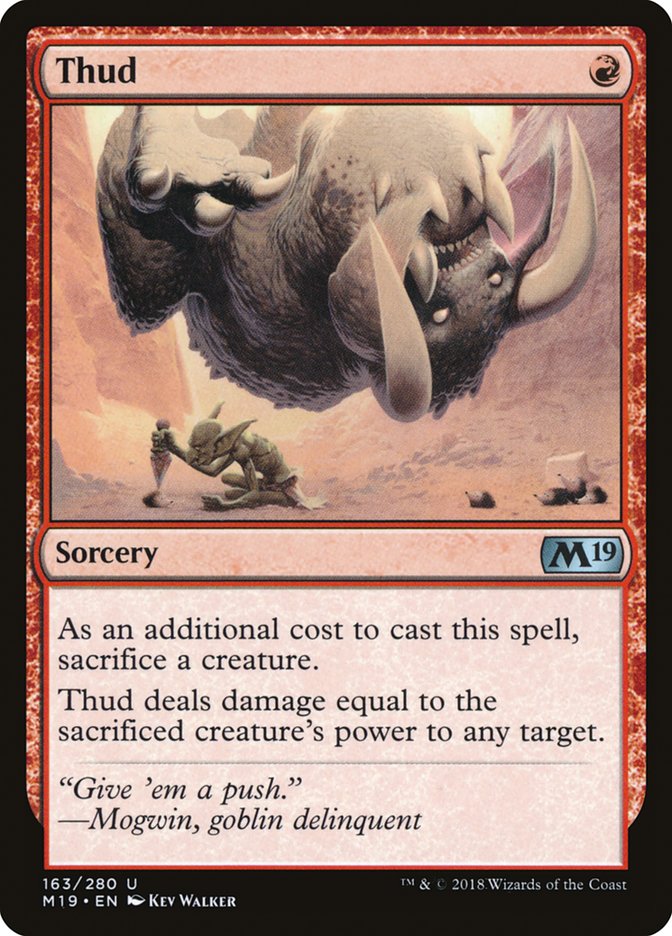 Thud - (Foil): Core Set 2019