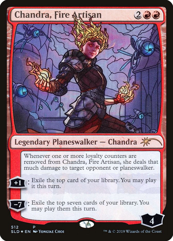 Chandra, Fire Artisan (Secret Lair) - (Foil): Secret Lair Drop