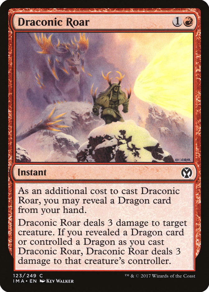 Draconic Roar: Iconic Masters