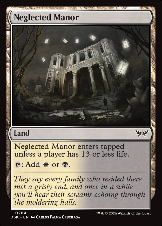 Neglected Manor - (Foil): Duskmourn: House of Horror